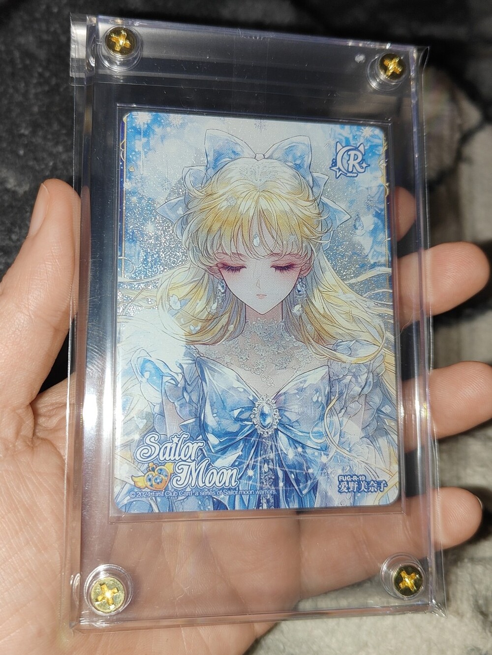 Sailor Moon glitter holo Character Rare card encased Unofficial Chinese Anime